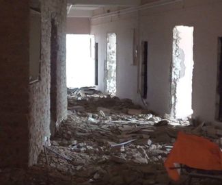 В Зарайске начали капитальный ремонт основного корпуса больницы.